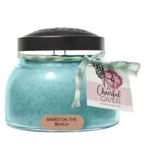 Baked On The Beach Scented Candle - 22 Oz, Double Wick, Mama Jar