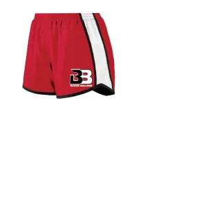 BAKER BALLERS TEAM SHORTS RED GIRLS OR LADIES SIZES