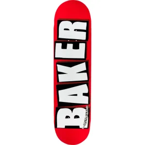 Baker Brand Logo Red/White 7.56" Skateboard Deck