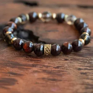 Balance and Stability: Getting to The Root with Red Garnet, Red Tiger Eye and Smoky Quartz