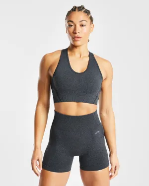 Balance V2 Seamless Sports Bra - Speckle Black