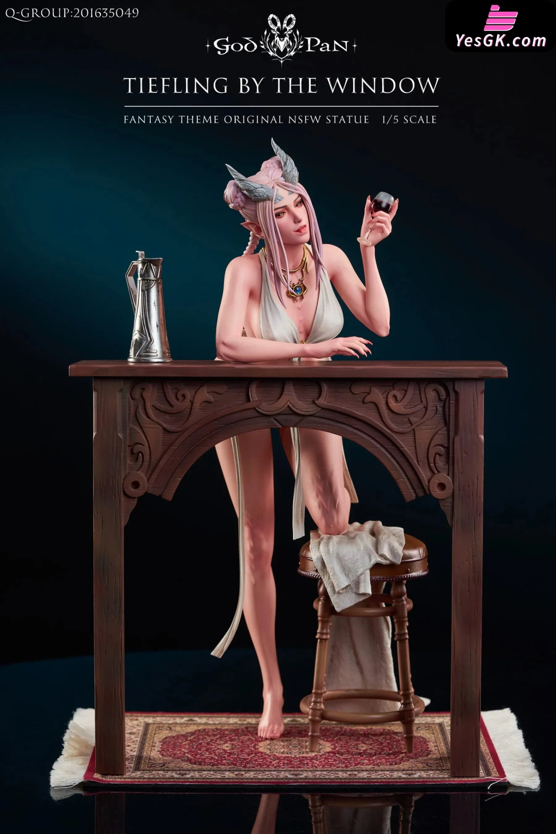 Baldur's Gate 3 Tiefling by the window Statue - God Pan Studio [In-Stock]