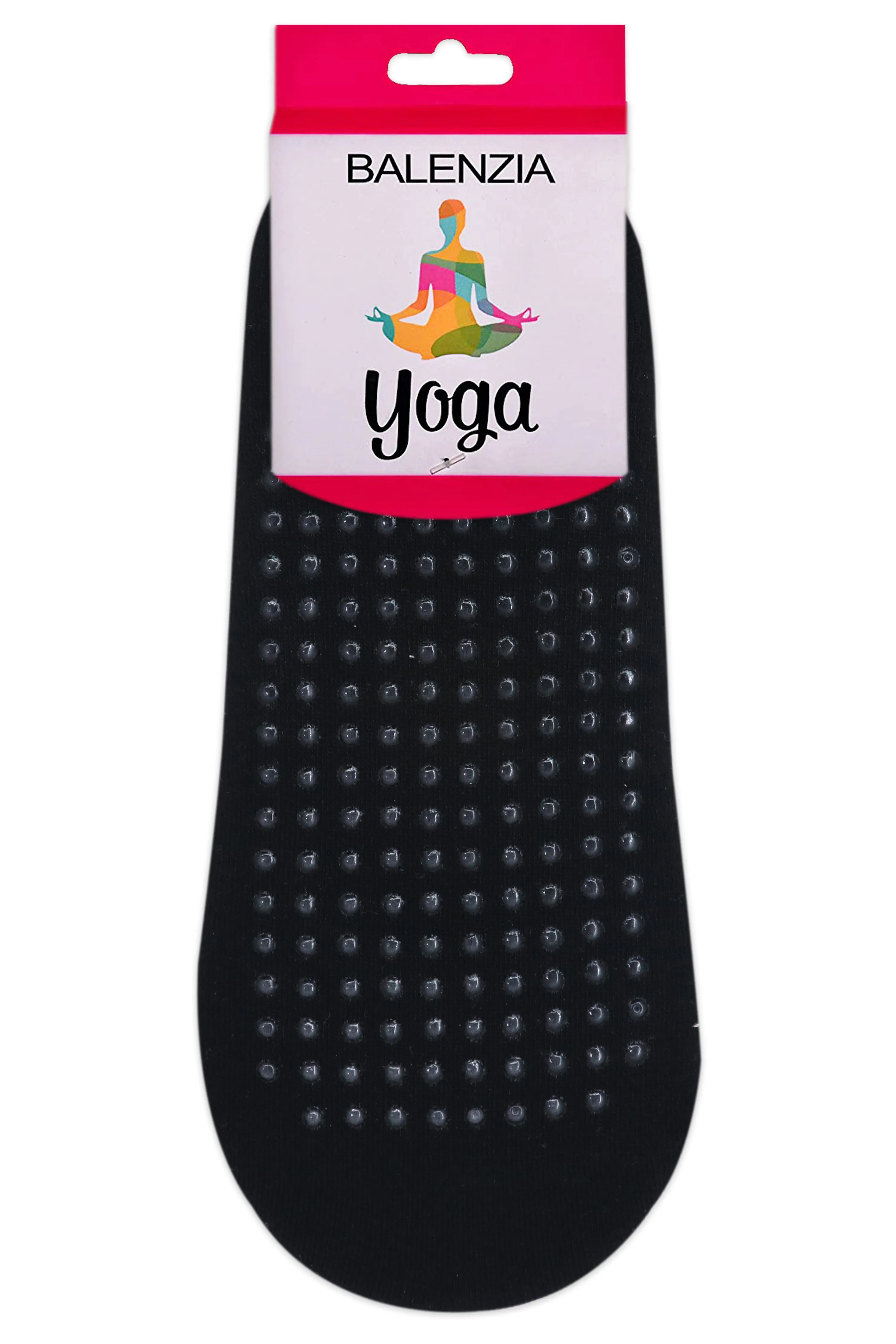 Balenzia Women's Anti Bacterial Yoga Socks with Anti Skid- (Pack of 5 Pairs/1U)- (Black,White,Beige,Pink)