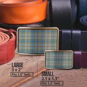 Balfour Blue Tartan Belt Buckles