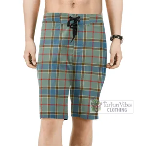 Balfour Blue Tartan Men's Board Shorts