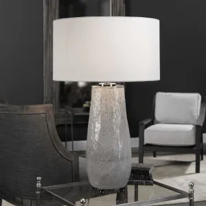 Balkana Aged Gray Table Lamp