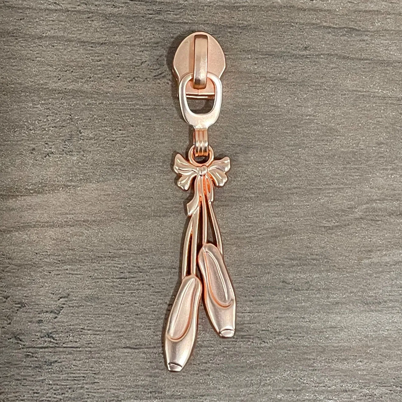 Ballet Shoes Zipper Pull