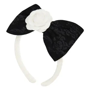 BALLOON CHIC - Damask Hairband - Black