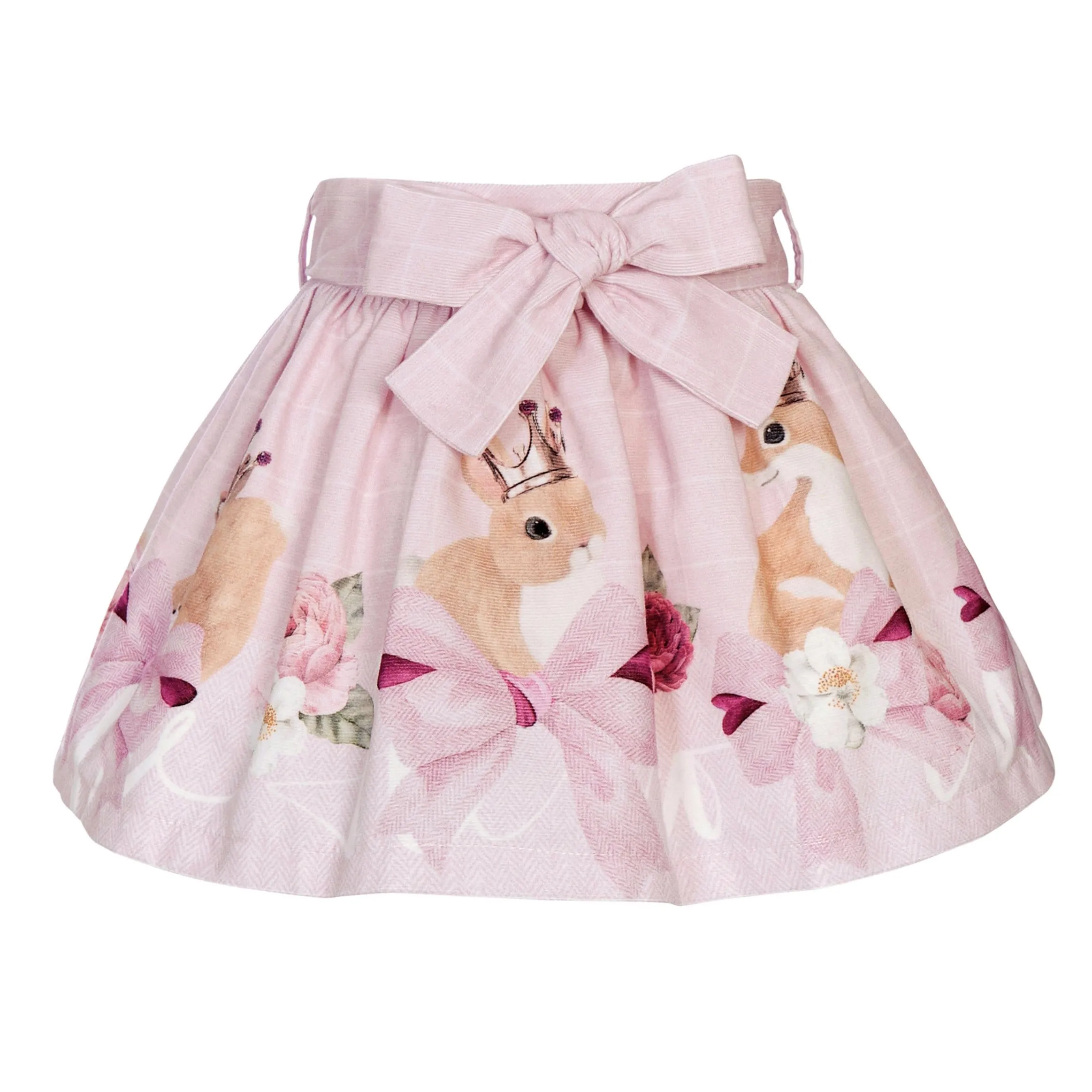 BALLOON CHIC - Squirrel  Skirt Set  - Pink