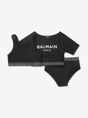 Balmain Girls 3 Piece Swimwear Set