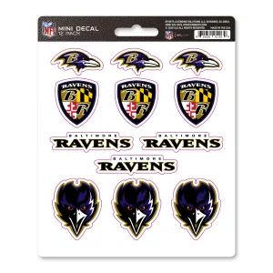 Baltimore Ravens 12 Count Mini Decal Sticker Pack