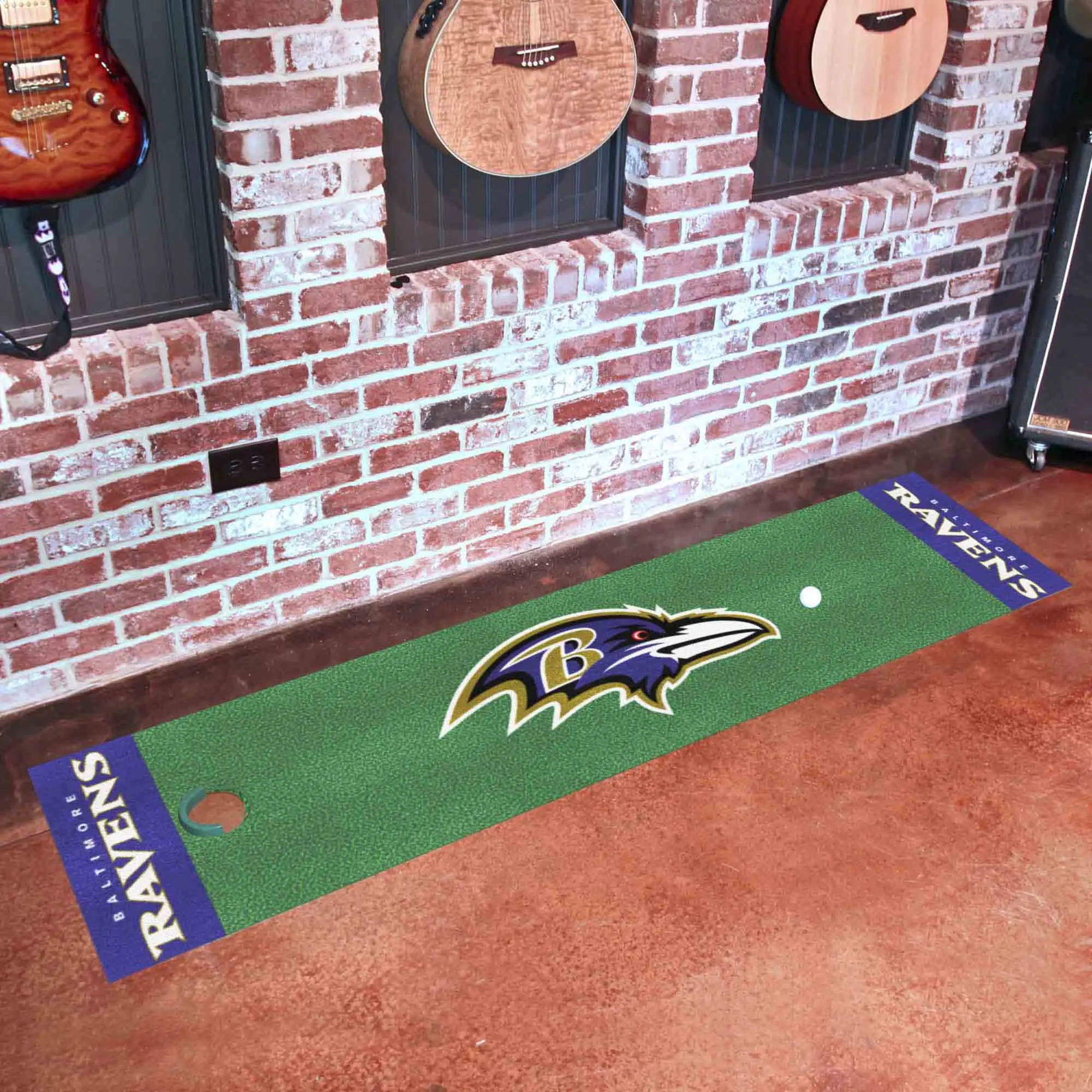 Baltimore Ravens Putting Green Mat - 1.5ft. x 6ft.