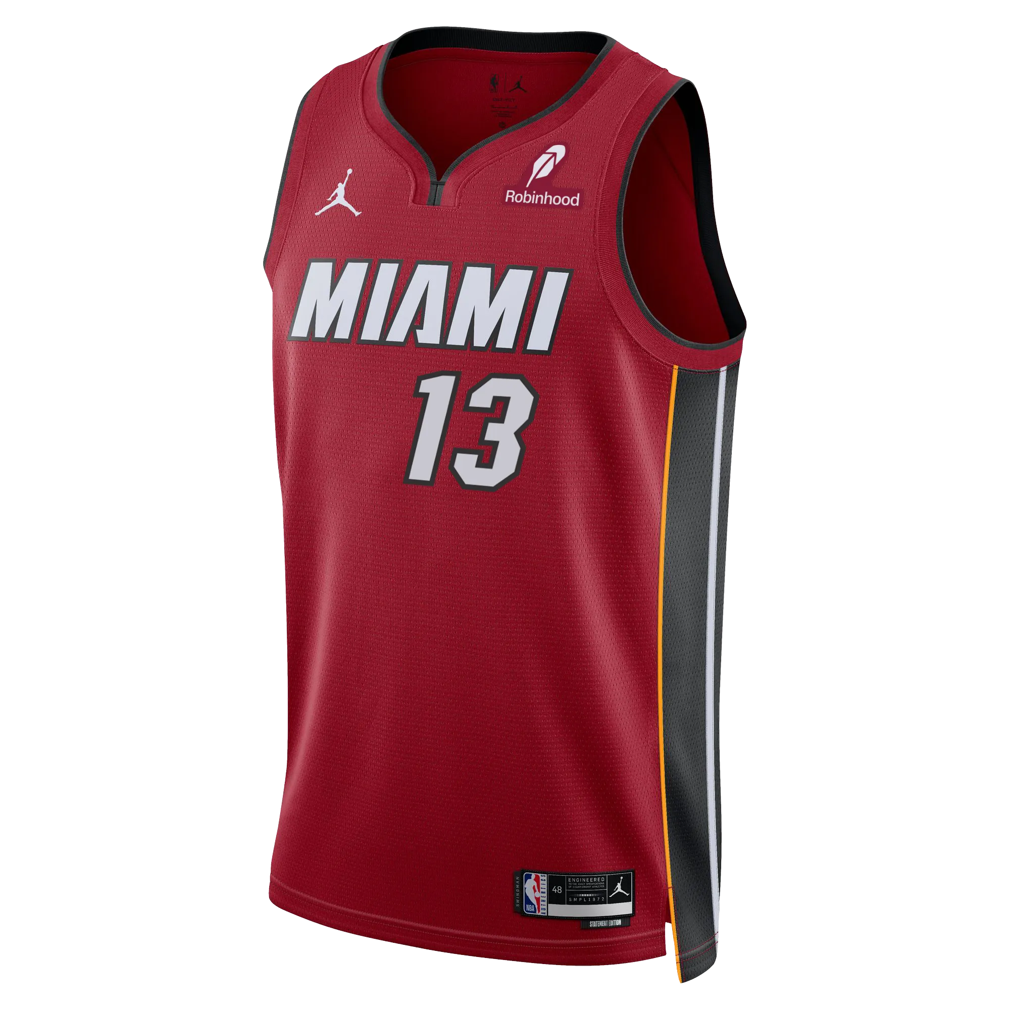 Bam Adebayo Nike Jordan Brand Statement Red Swingman Youth Jersey