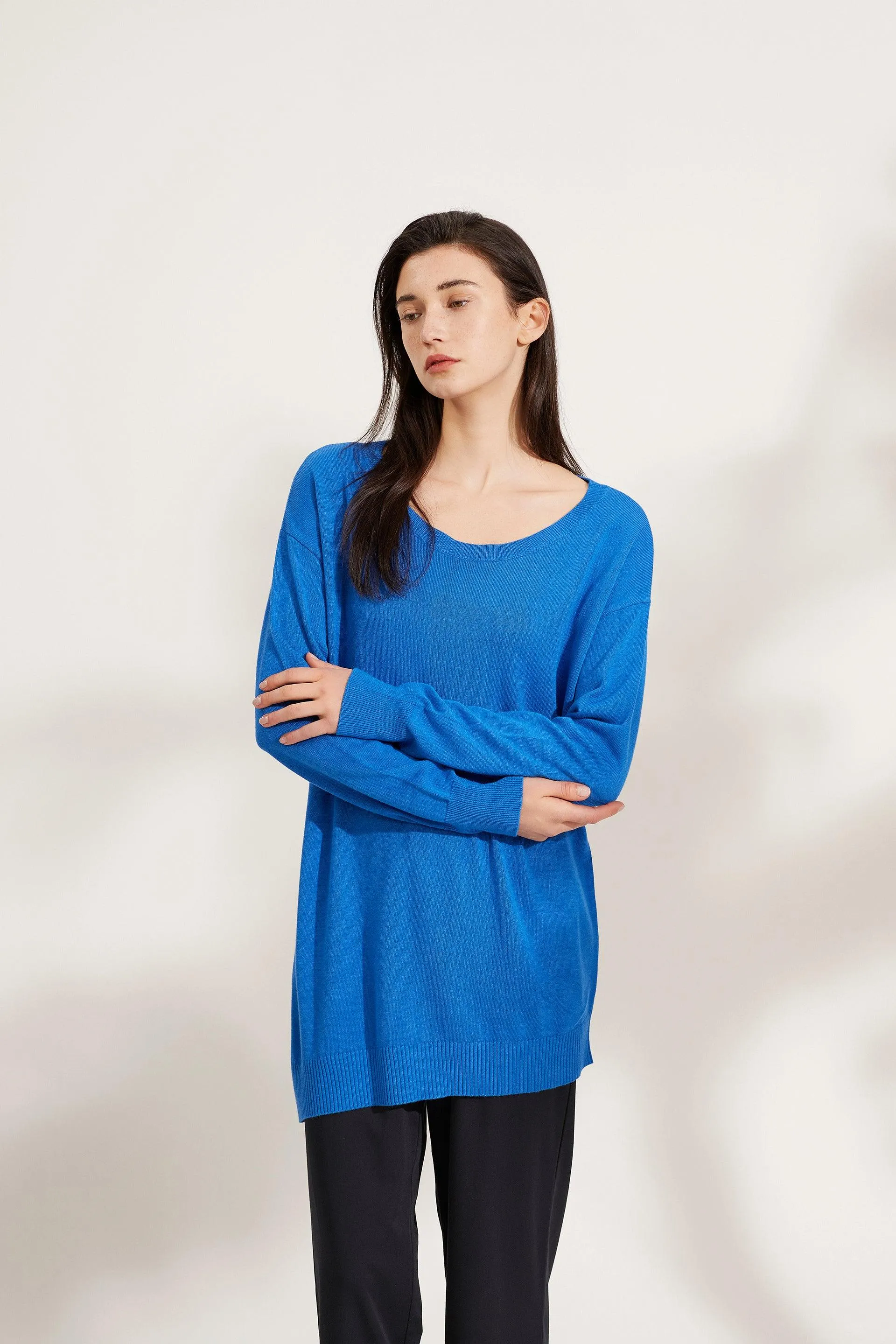 Bamboo Asymmetric Sweater