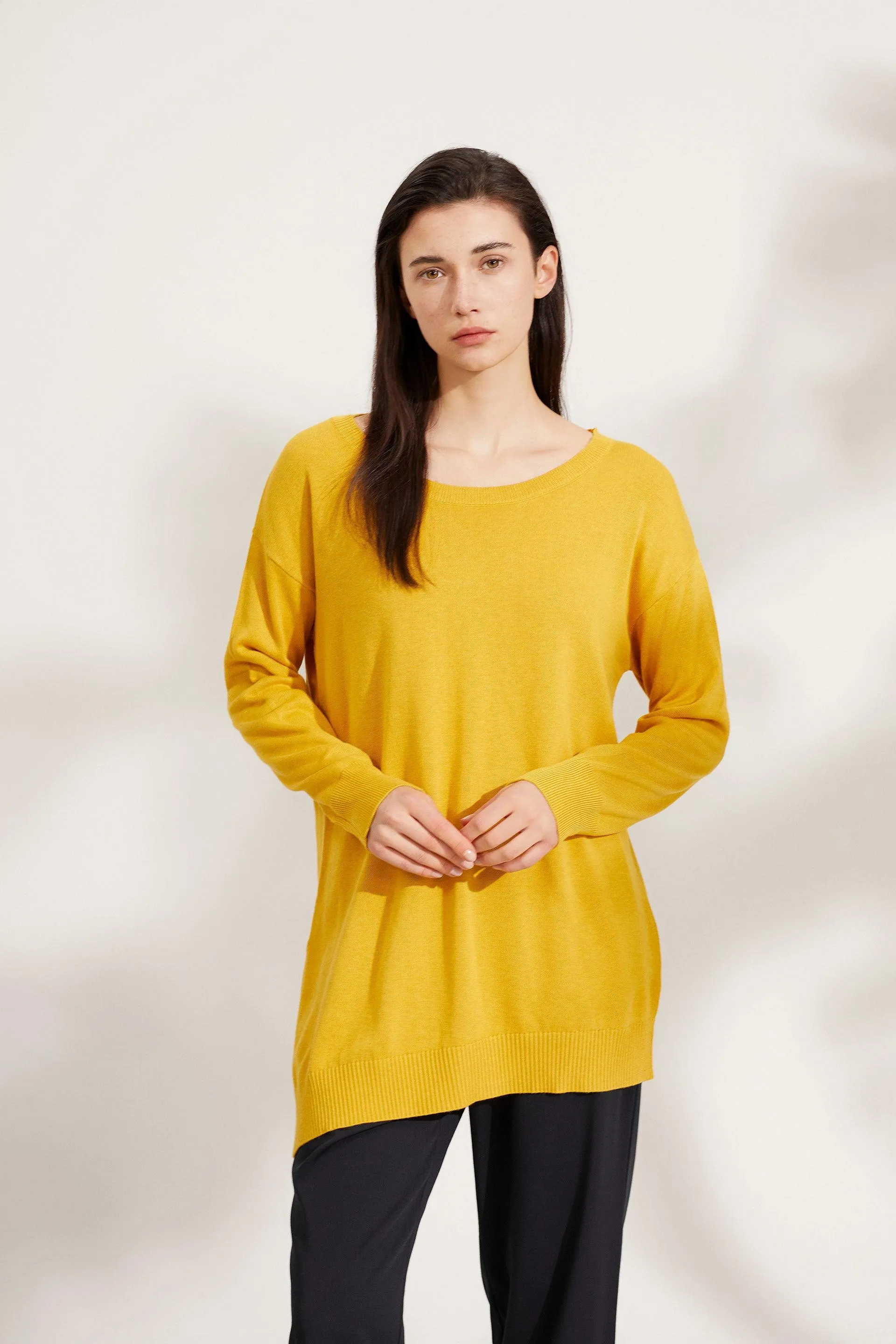 Bamboo Asymmetric Sweater