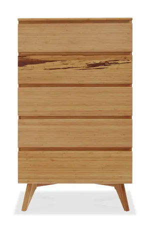 Bamboo High Drawer Chest | Greenington Azara