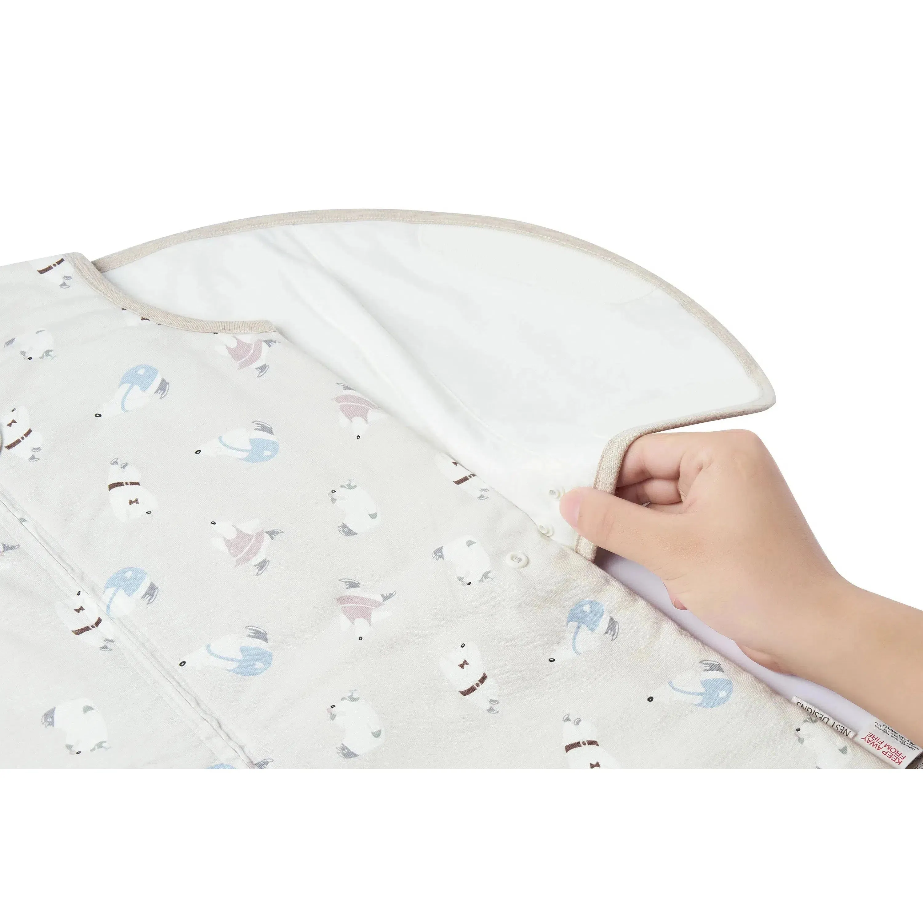 Bamboo Jersey Swaddle Sleep Bag 2.5 Tog