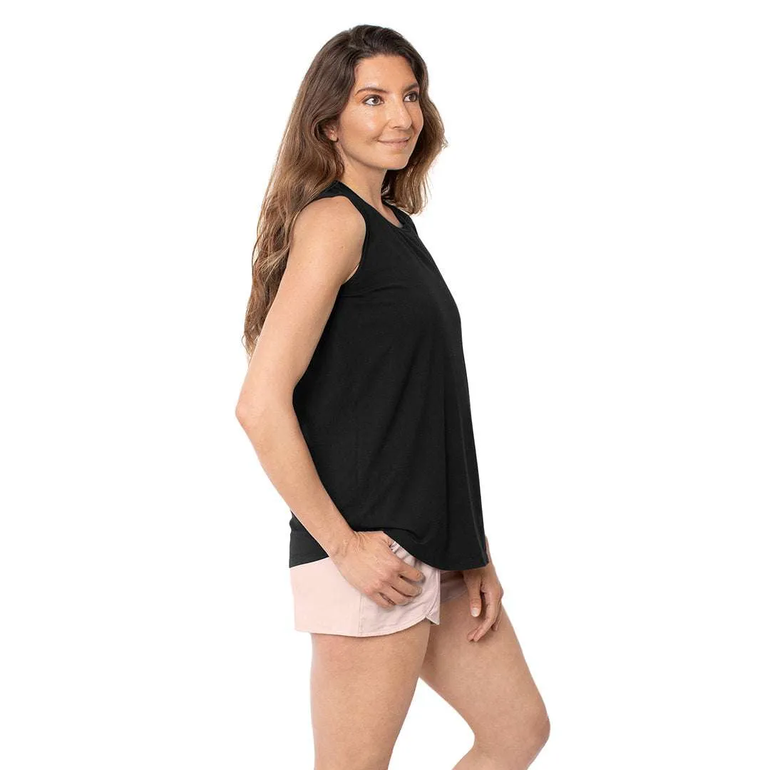 Bamboo Maternity & Nursing Tank | Black