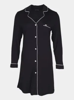 Bamboo Nightshirt in Black