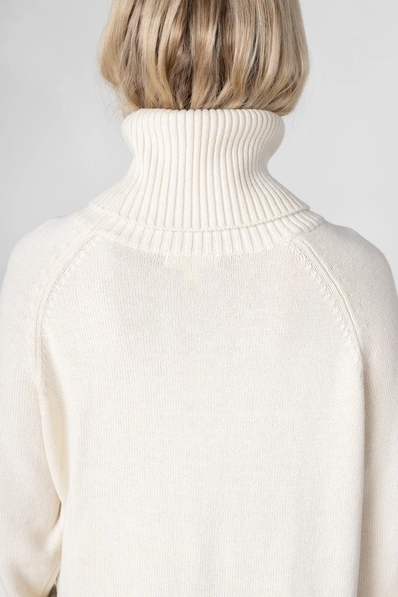 Bamboo Oversized Turtleneck Sweater