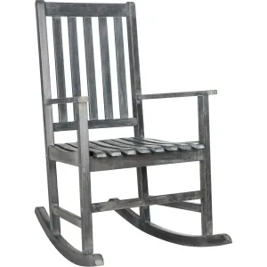 Bamboo Rocking Chair Ash Gray