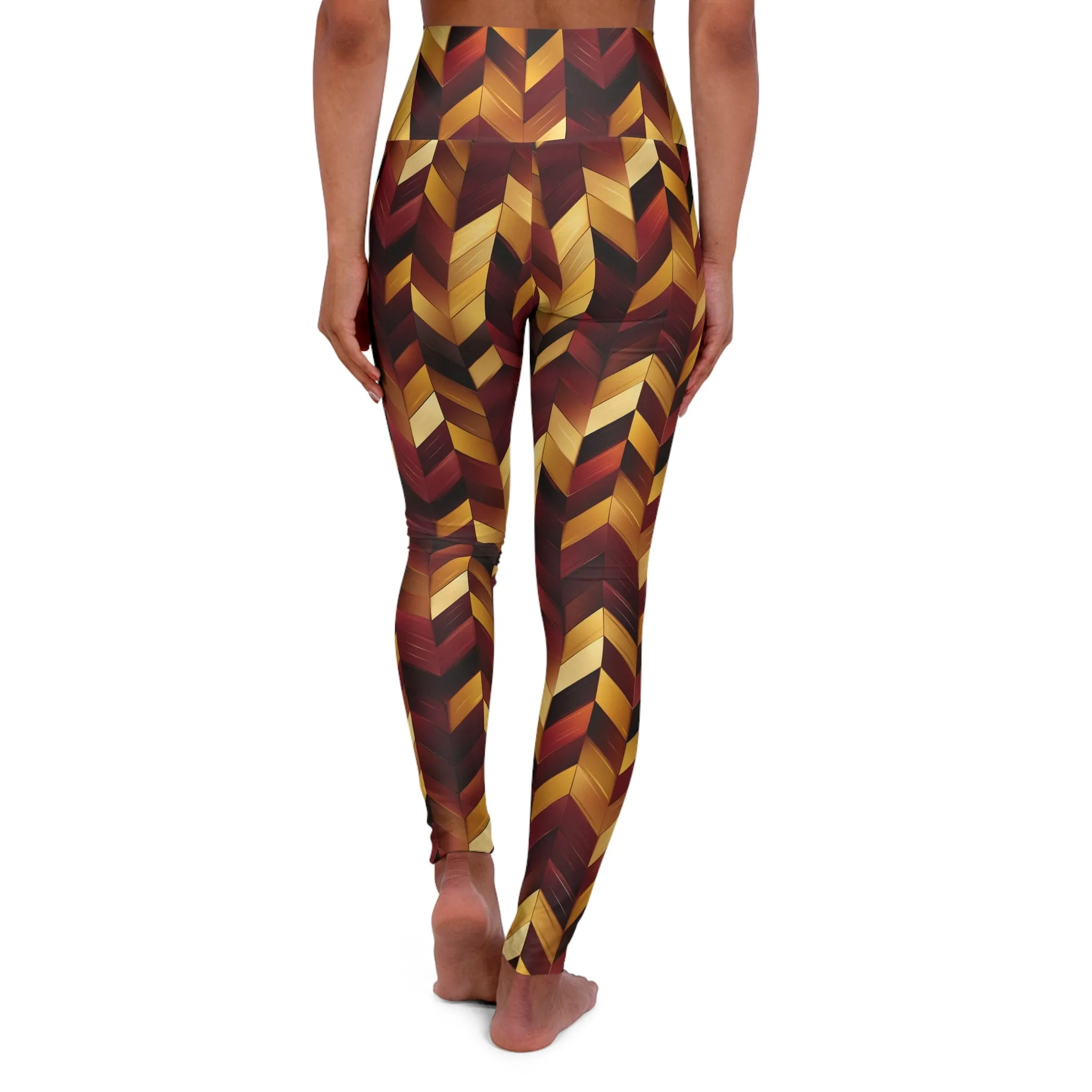 B&G High Waisted Yoga Leggings (AOP)