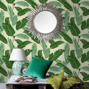 Banana Leaves Wallpaper - Set of 3 Rolls - MINDTHEGAP