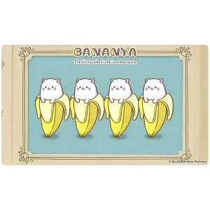 Bananya - Line of Four Bananya Card Game Standard Size Playmat - Japanime Games - Player's Choice Game Accessories Series