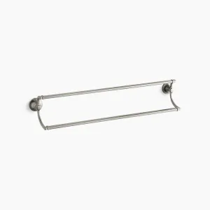 Bancroft 24" Double Towel Bar in Vibrant Brushed Nickel