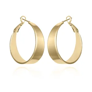 Band Thick Hoop Earrings