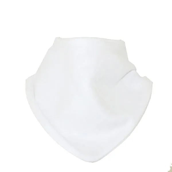 Bandana Bib, White