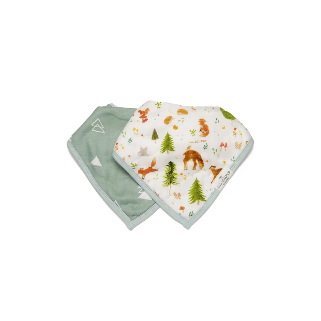 bandana bibs - forest friends