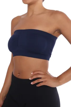 Bandeau Bra - Navy