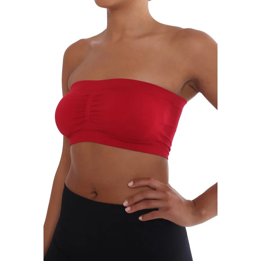 Bandeau Bra - Red