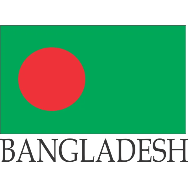 Bangladesh Embroidered Flag Badge