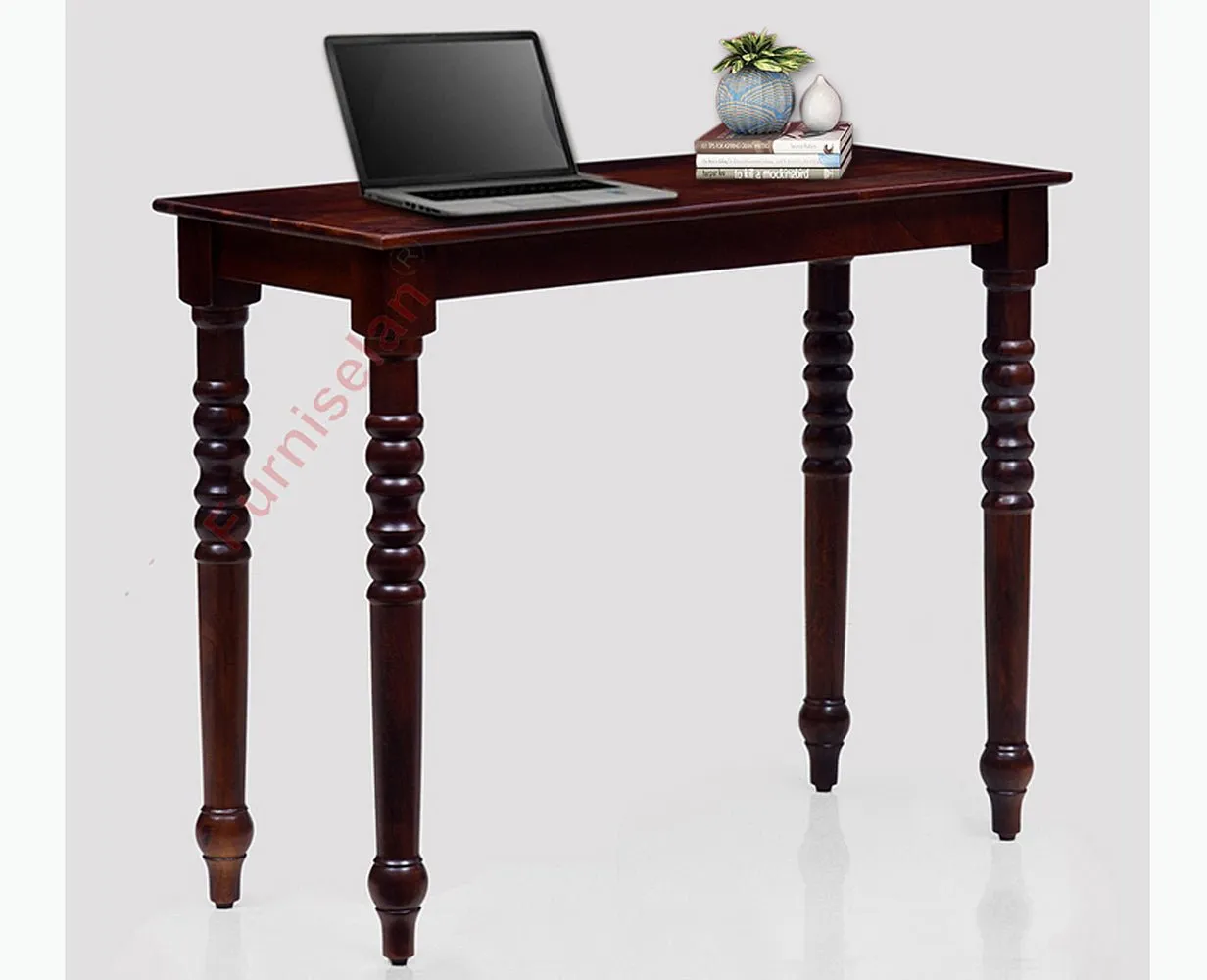 Bangui Solid Wood Console Table , Study Laptop Table