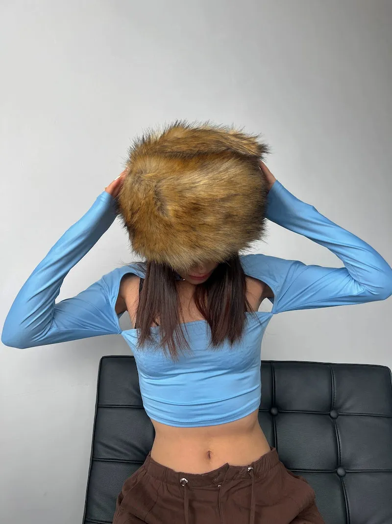 Bani Faux Fur Bucket Hat