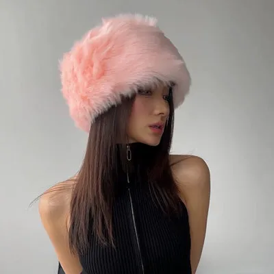 Bani Faux Fur Bucket Hat