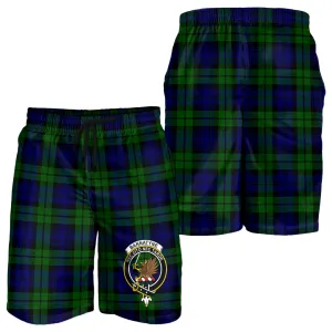 Bannatyne Tartan Mens Shorts with Family Crest