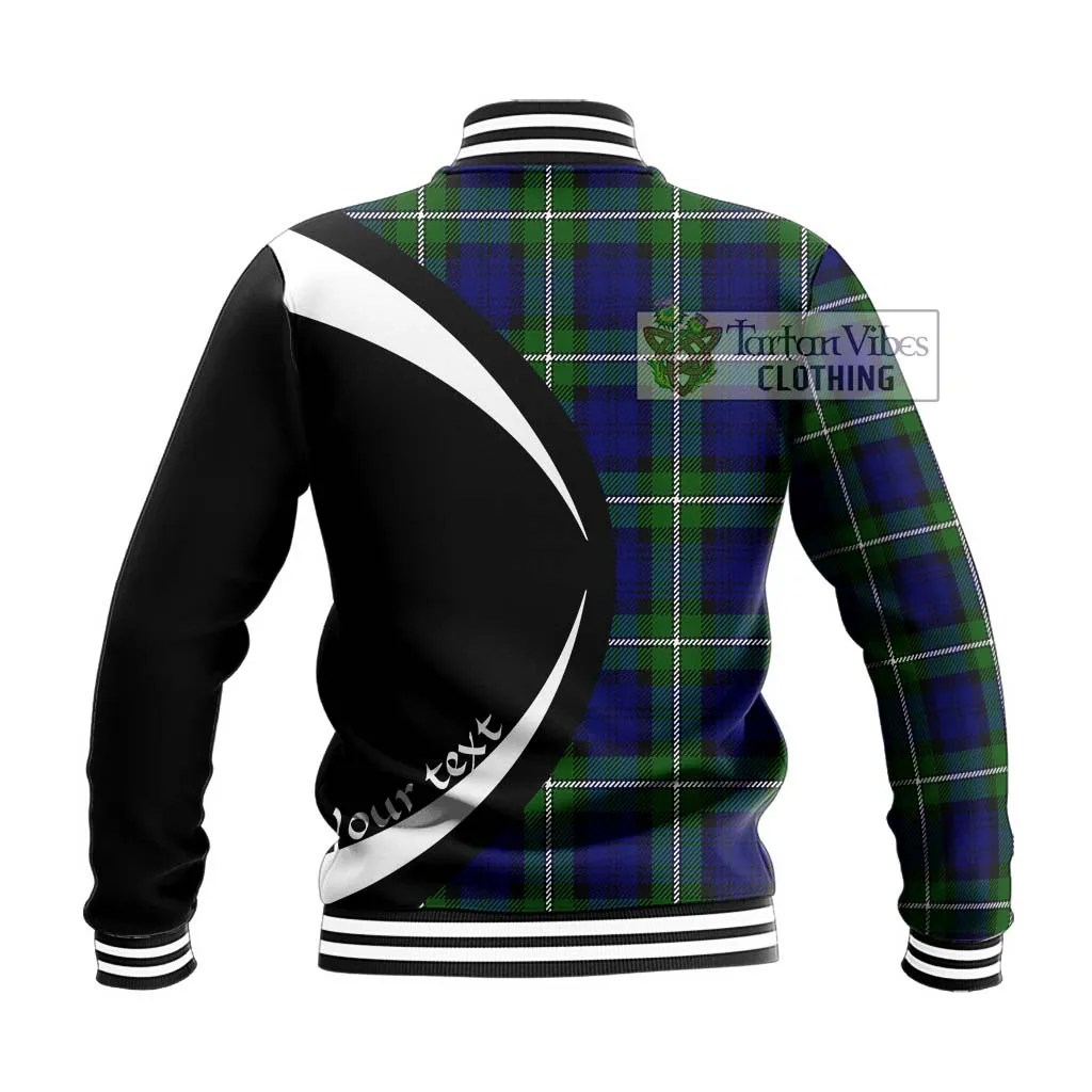 Bannerman Tartan Baseball Jacket with Family Crest Circle Style