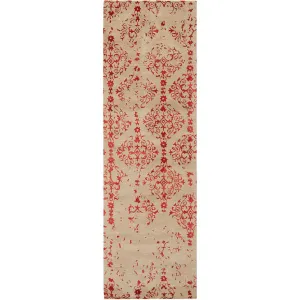 Banshee Cherry/Beige Runner Rug