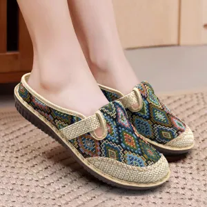 Baotou Ethnic Style Semi-slipper Female