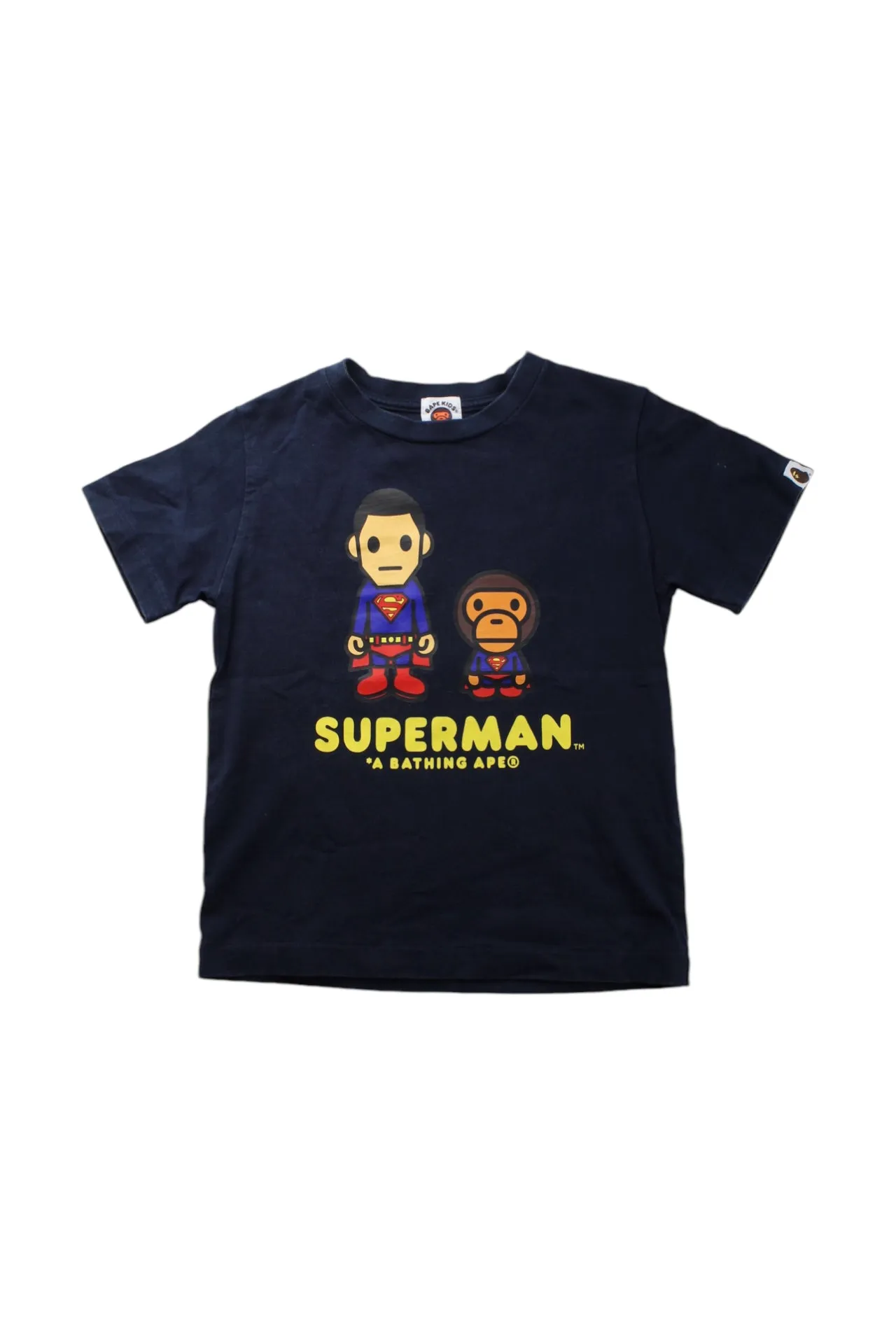 BAPE KIDS Superman Graphic T-Shirt 5-6T