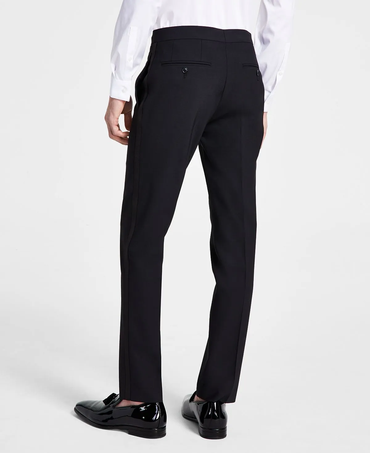 Bar III Men's Slim Fit Tuxedo Pants