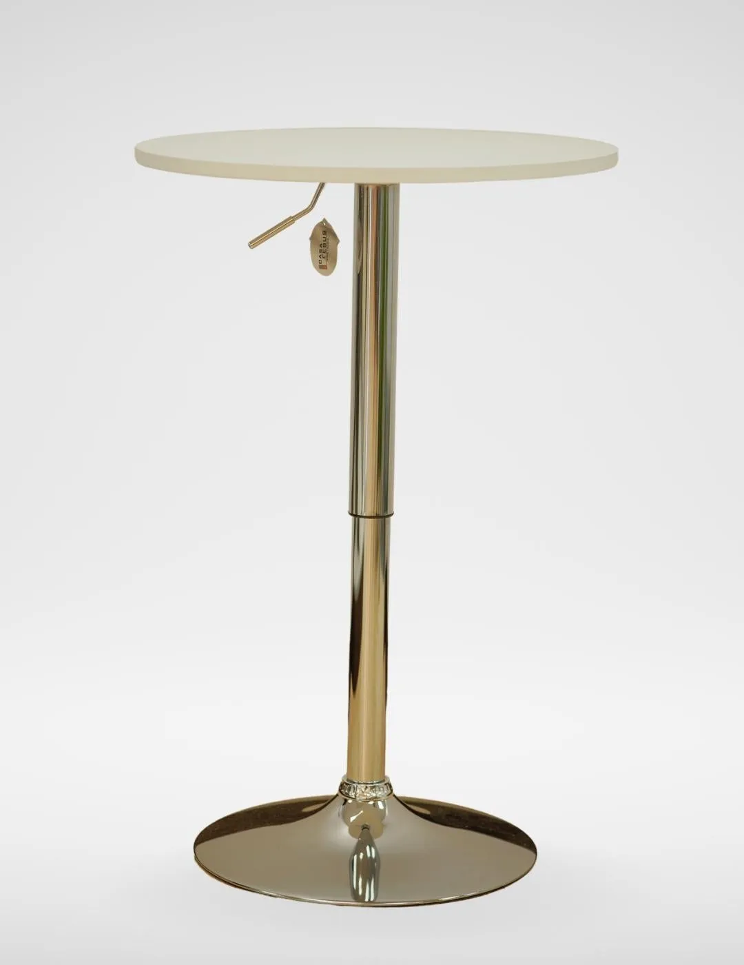 Bar Table Round Solid White Color