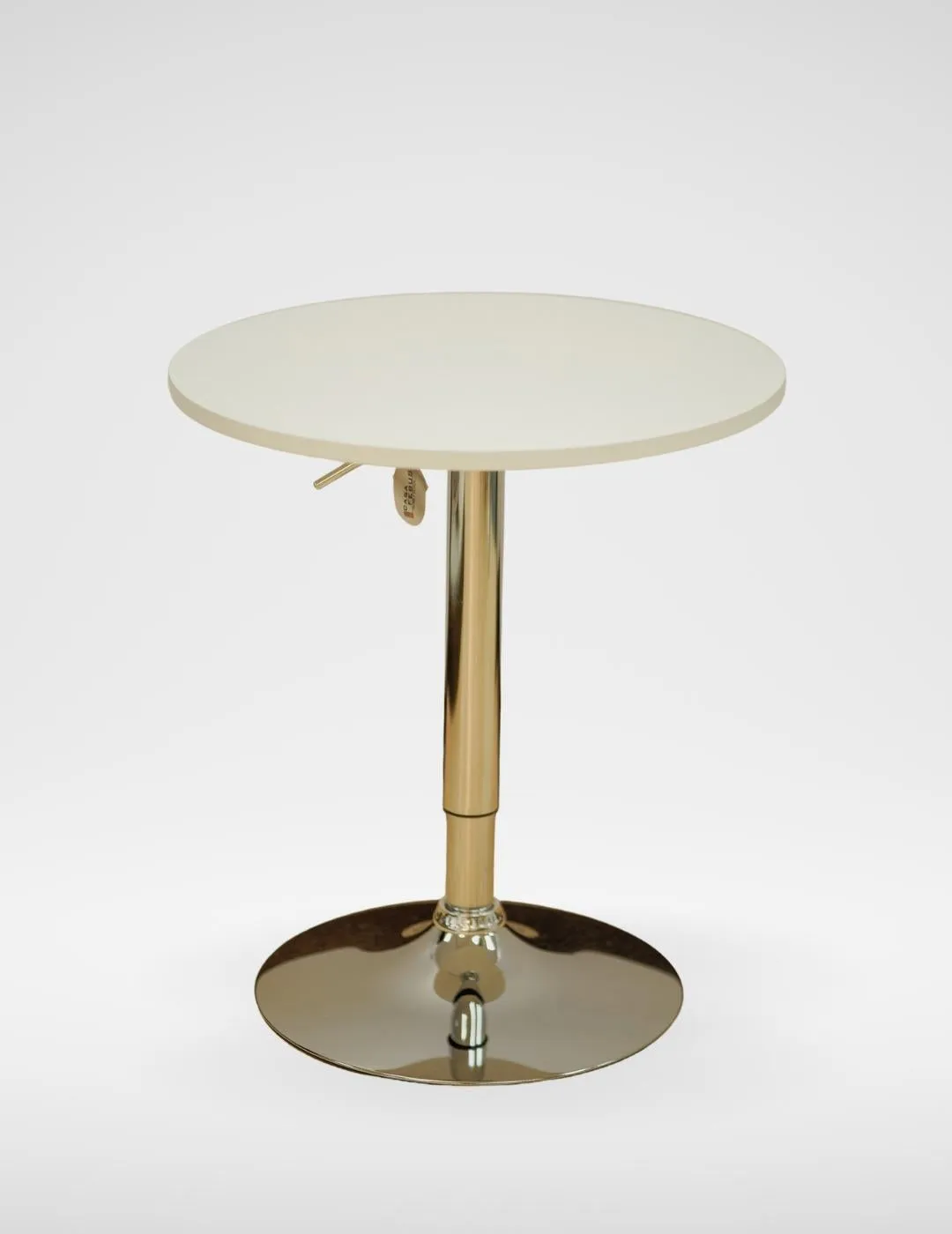 Bar Table Round Solid White Color