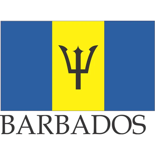 Barbados Embroidered Flag Badge