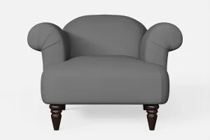 Barberton Armchair Grey Leather