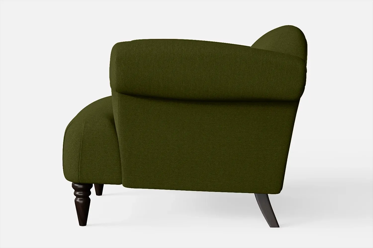 Barberton Armchair Olive Linen Fabric