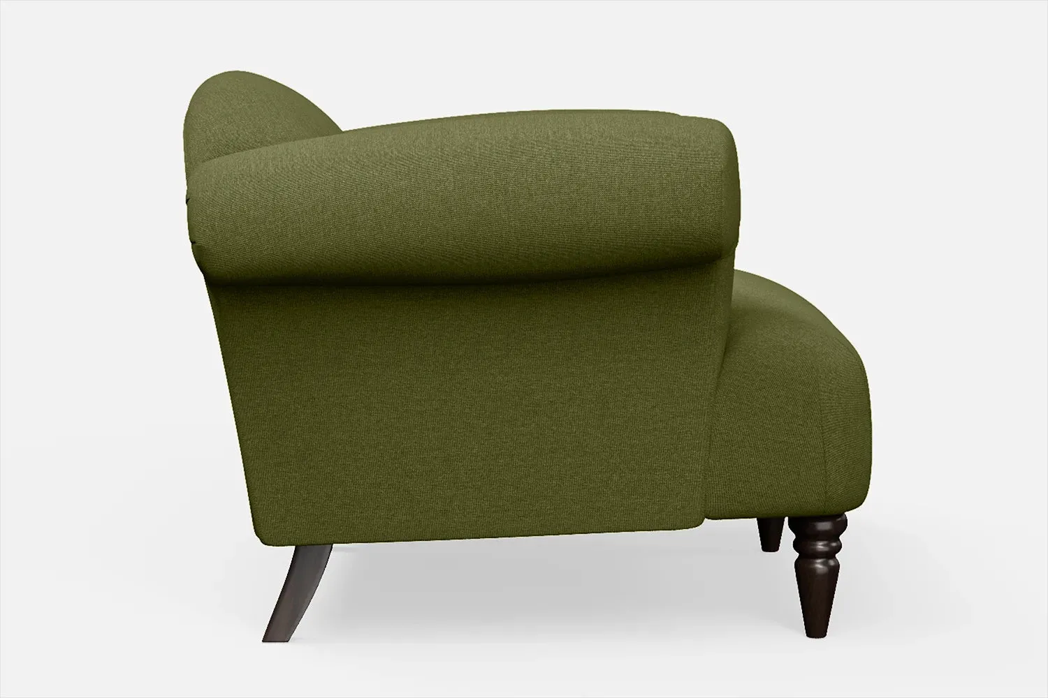 Barberton Armchair Olive Linen Fabric